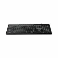 Tastatura Genius USB, multimedia, 104 taste + 12 taste multimedia, negru G-31310055400