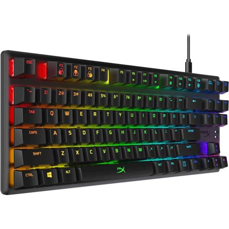 Tastatura HP HyperX Origins Core, USB-C, cu fir, black