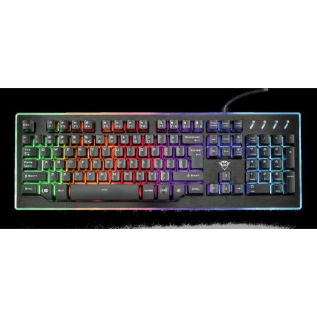 Tastatura Trust GXT 860 Thura, Semi-mechanical Gaming, neagra