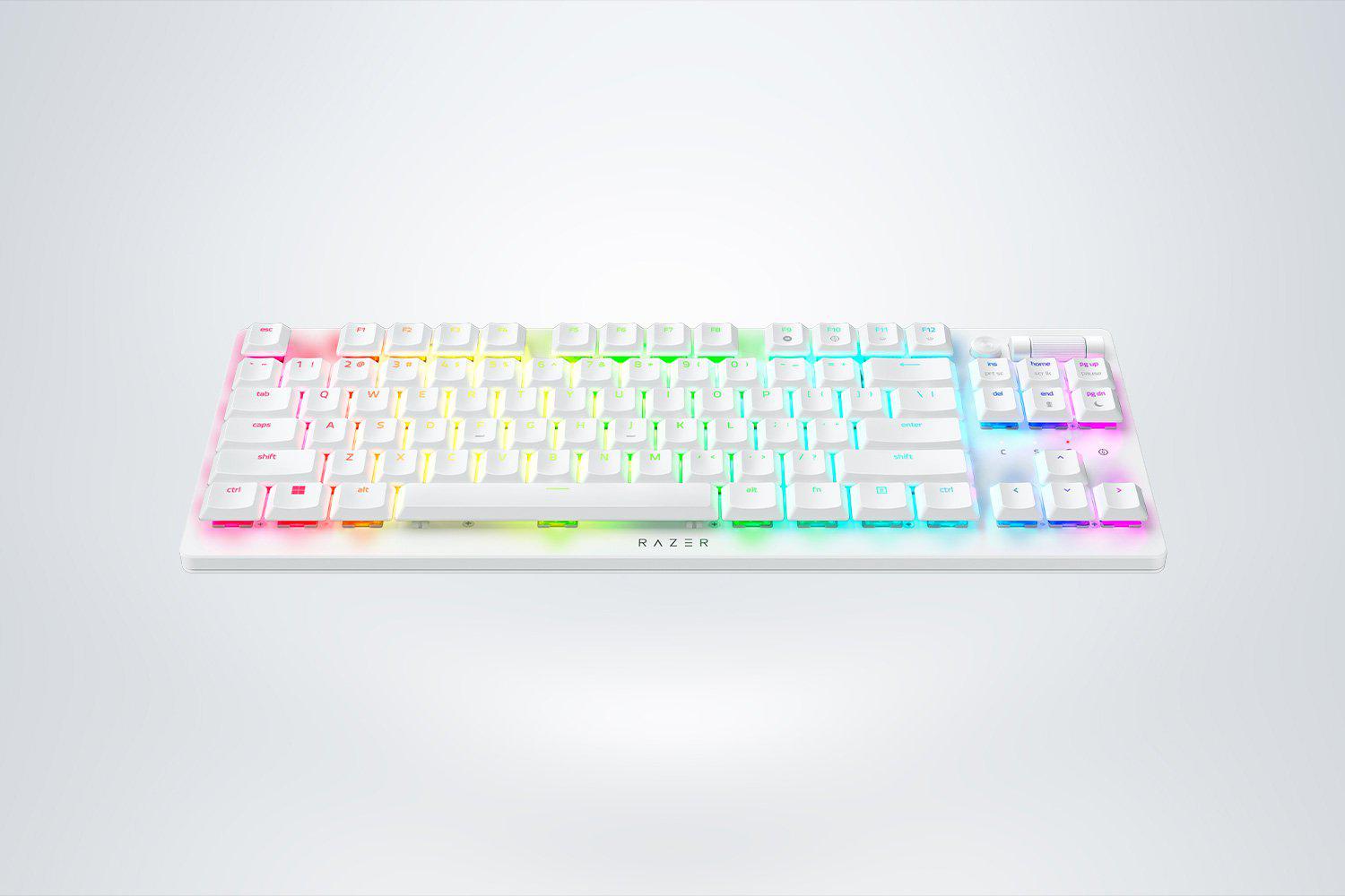 KB RAZER DEATHSTALKER V2 PRO TKL (RED SWITCH) - WHITE - US Layout