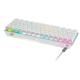 Tastatura 60% mecanica RGB K70 PRO mini wireless, key switches cherry mx RED, alb