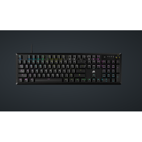 Tastatura mecanica CORSAIR K70 RGB CORE Mechanical Gaming Keyboard, Backlit RGB LED, CORSAIR Linear Red, Black, (CH-910971E-NA)