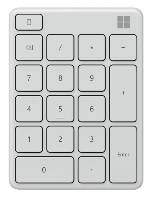 Keypad Numeric Microsoft, Glacier