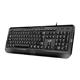 Tastatura Genius KB-118 cu fir,104 taste, negru