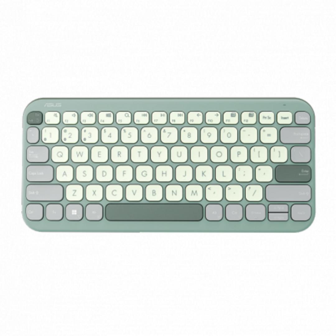 Tastatura wireless ASUS KW100, Culoare: Green Tea Latte 90XB0880-BKB050