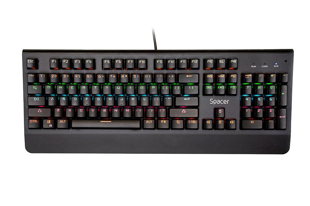 Tastatura Spacer SPKB-MK-01 cu fir, USB
