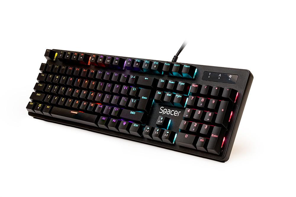 Tastatura Spacer WARRIOR cu fir, USB