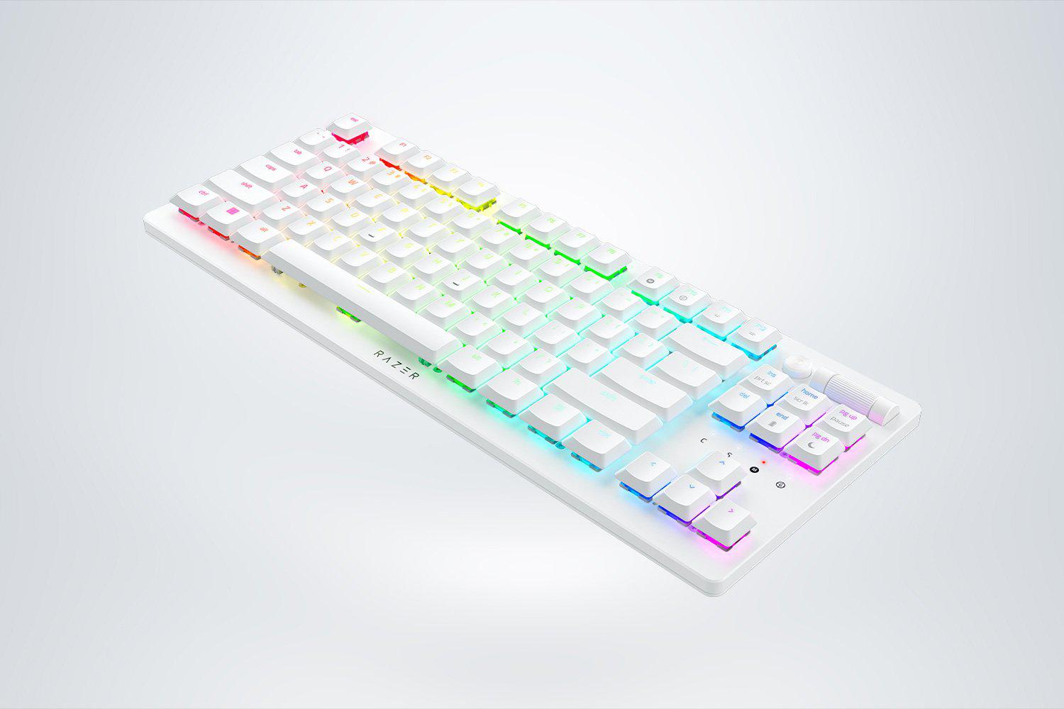 KB RAZER DEATHSTALKER V2 PRO TKL (RED SWITCH) - WHITE - US Layout