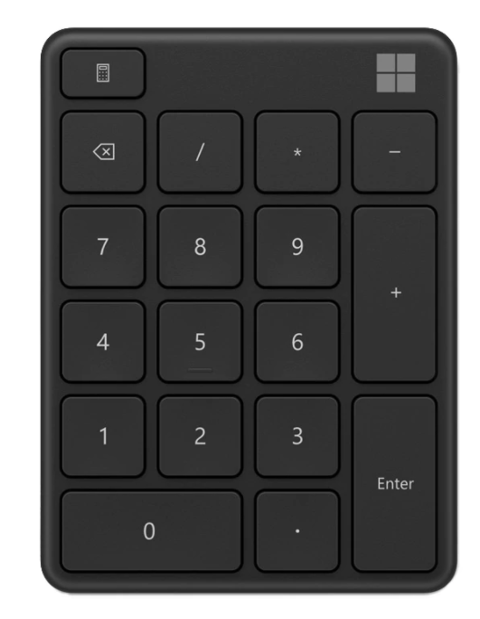 Keypad Numeric Microsoft, Negru