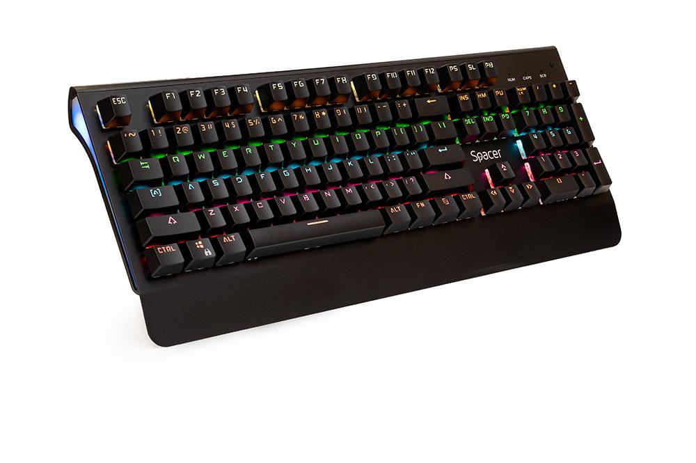 Tastatura Spacer SPKB-MK-01 cu fir, USB
