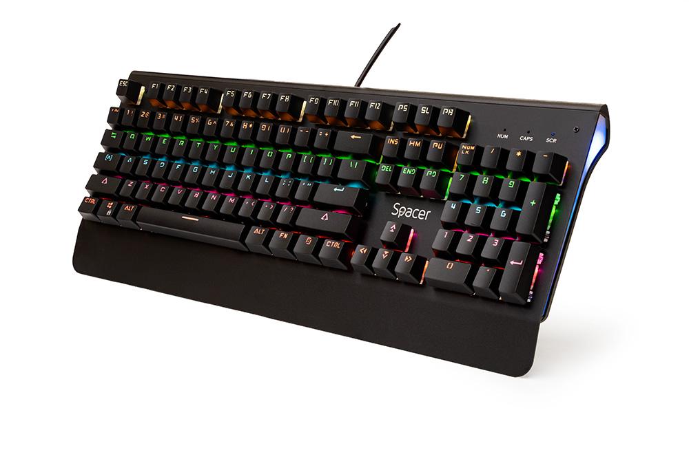 Tastatura Spacer SPKB-MK-01 cu fir, USB