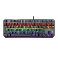 Tastatura Trust GXT834 Callaz Tenkeyless cu fir mecanica, TR-24404
