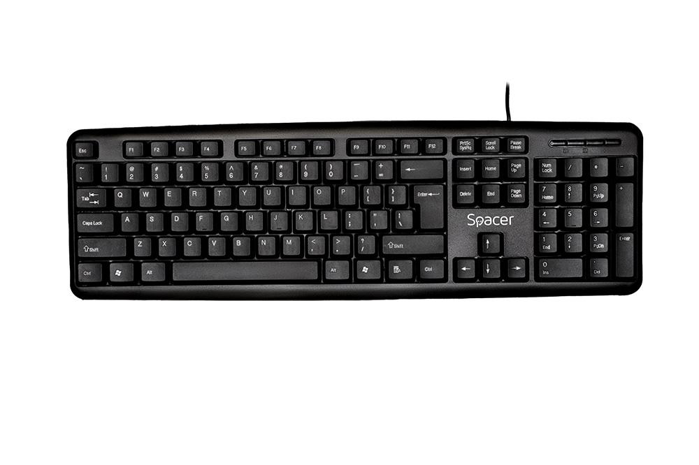 Tastatura Spacer SPKB-520 cu fir