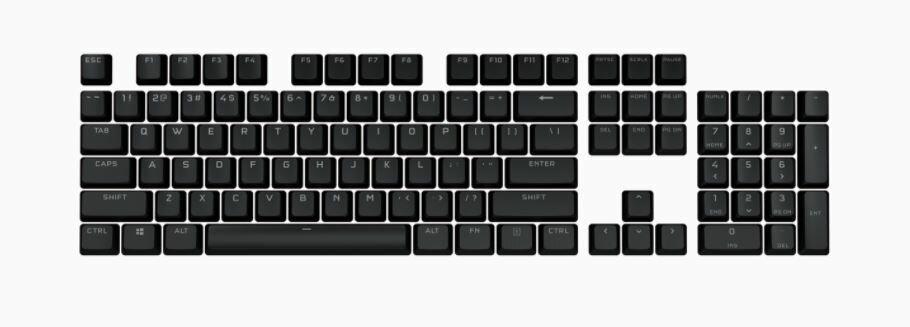 KIT Tastatura gaming CORSAIR PBT DOUBLE-SHOT PRO Keycap Mod Kit — Onyx Black