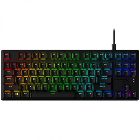 Tastatura HP HyperX Alloy Origins Core Pbt, mecanica, type-C, RGB, neagra