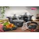 TAVA INALTA ALUMINIU TURNAT 39.5x25.8x6.3 CM, CLASSIC, VANORA HOME