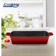 TAVA FONTA EMAILATA, 33x23x7 CM, RED LINE, COOKING BY HEINNER