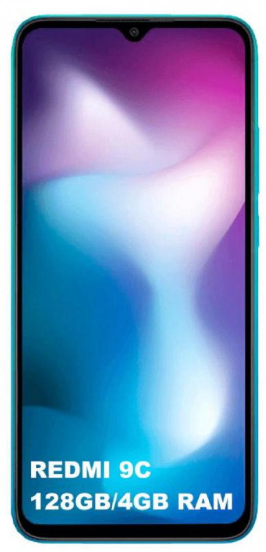 Telefon mobil Xiaomi Redmi 9C, 6.53", 4GB RAM, 128GB, 4G, Dual SIM, Aurora Green