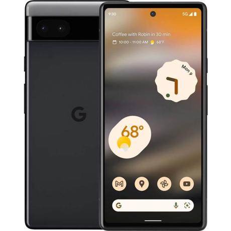 Telefon mobil Google Pixel 6a, Octa Core, 6.1", 128GB, 6GB RAM, Single SIM, 5G, Tri-Camera, Charcoal (Black)