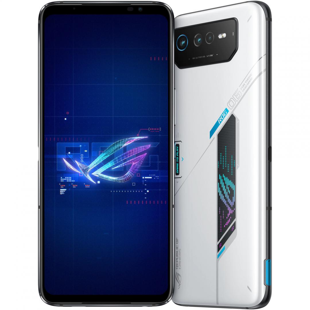 ASUS ROG PHONE 6 5G 6.78" 16GB 512GB DSIM Storm White (incl. AeroCase, cable & 65W adapter)
