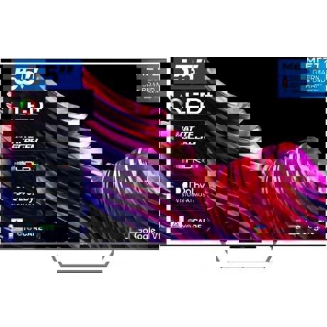 Televizor METZ QLED 55MQE7600Y, 139 cm, Smart Google TV, 4K Ultra HD, Clasa F (Brand German)