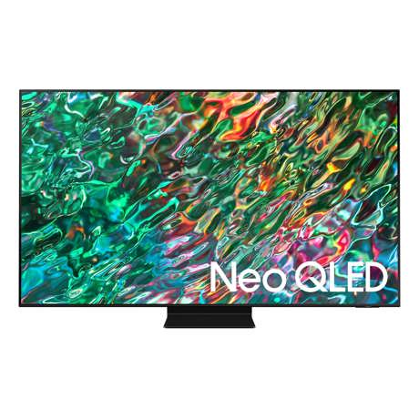 Televizor NEO QLED Samsung QE75QN90BATXXH, 189 cm, 4K UHD, PQI 4600, Procesor Neo Quantum 4K, Wi-Fi, Bluetooth, Titan Black