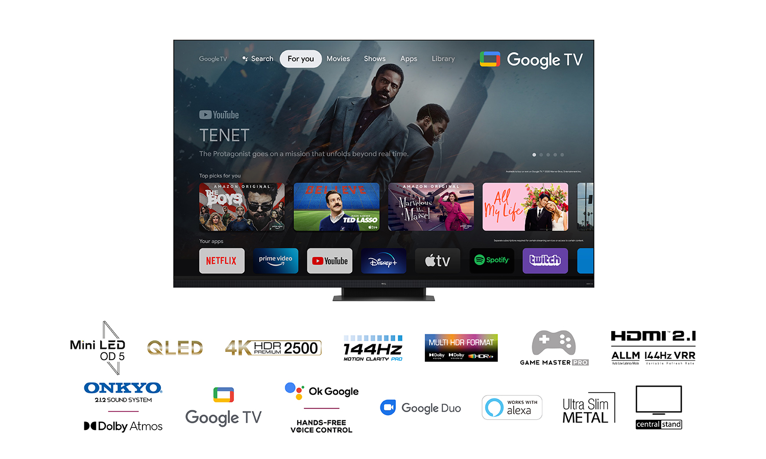 Televizor TCL QLED 75C935