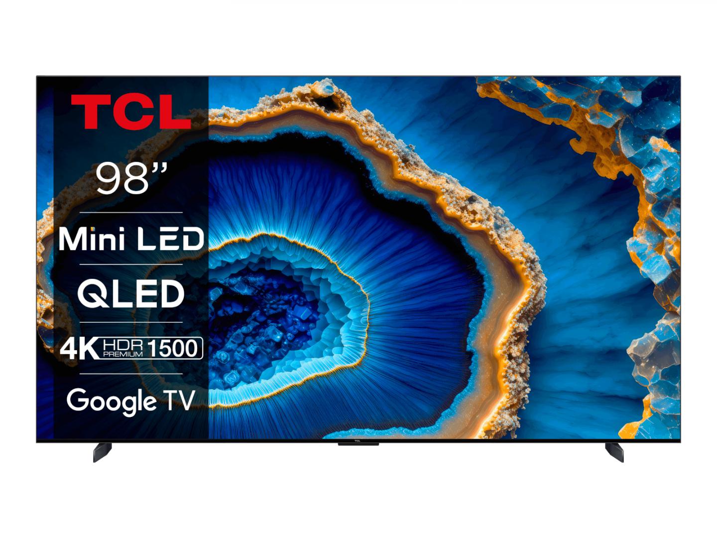 Televizor Smart QLED TCL 98C805 249 CM (98``) 4K Ultra HD 240Hz Wi-Fi (Model 2023)