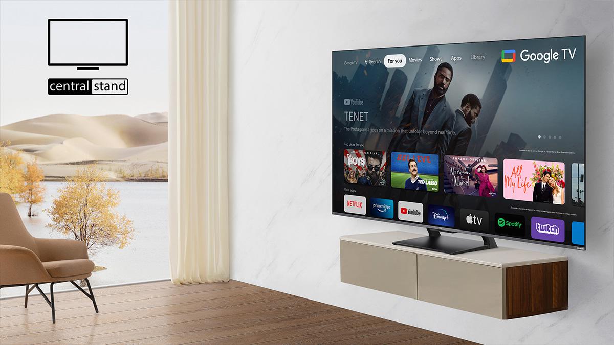 Televizor TCL QLED 65C845, 164 cm (65"), Smart Google TV, 4K, 144Hz