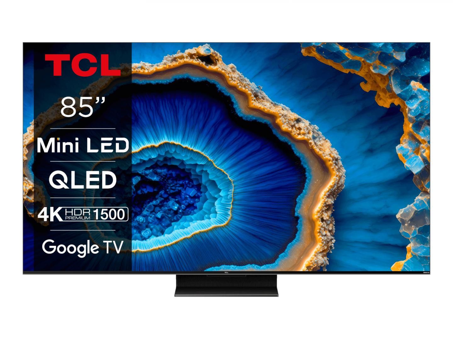 Televizor Smart QLED TCL 85C805 216 CM (85``) 4K Ultra HD 240Hz Wi-Fi (Model 2023)