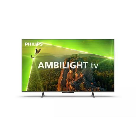 Televizor Smart Ambilight LED Philips 55PUS8118/12, 139 cm, 4K Ultra HD, Wi-Fi, Dolby Atmos (Model 2023)