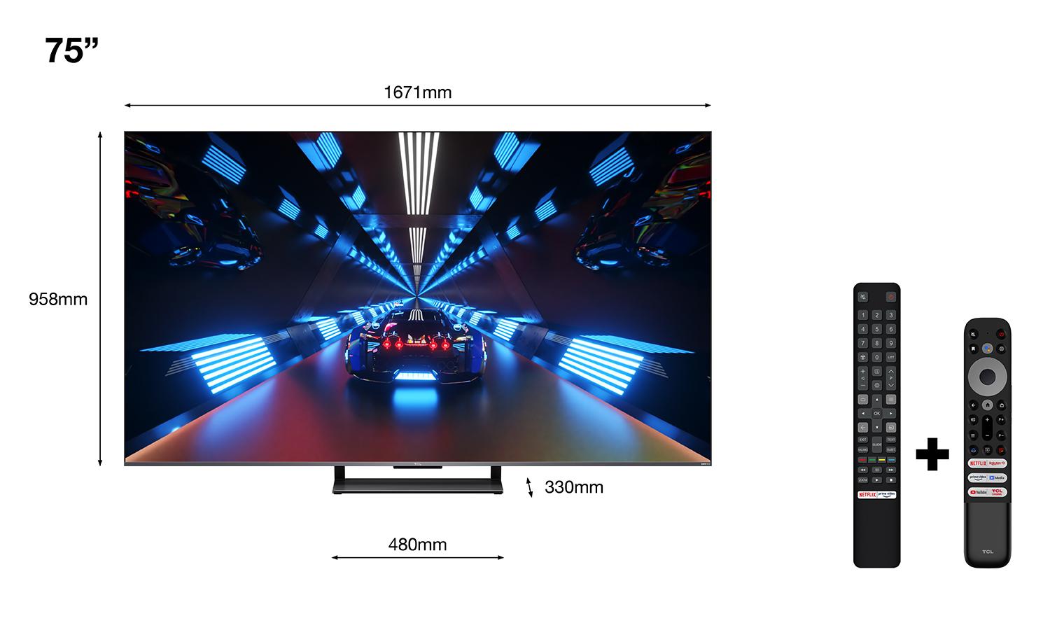 Smart TV TCL 75C735 (2022) 75" - 189CM