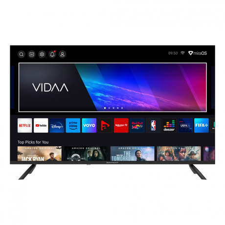 Televizor LED Horizon Diamant Smart 43HL5530U/C, 43" D-LED, 4K UHD, CME 400Hz, DVB- S2/T2/C, Contrast 3000:1, 230 cd/m², 1xCI+, 3xHDMI (v2.0), 2xUSB (v2.0) + 1x USB (v3.0), AV (Mini), AUX, Optical, USB Player (AVI, MKV, H.265/HEVC, JPEG, MP3, MP4, 3GP, ASF, WMV, VOB, DAT),VESA 200 x 200 mm, M6, Twin-Foot Stand
