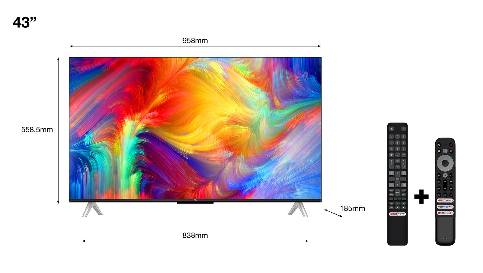 Smart TV TCL 43P638 (2022) 43"-108CM L