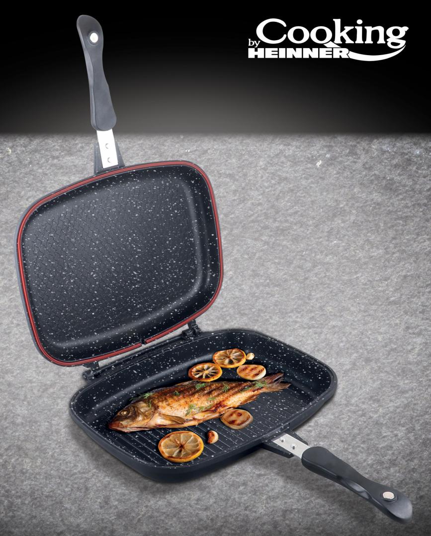 Tigaie Heinner Dubla Dreptunghiulara Tip Grill