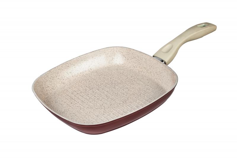 Tigaie Heinner Grill Aluminiu Cu Capac 28x4cm Marlene