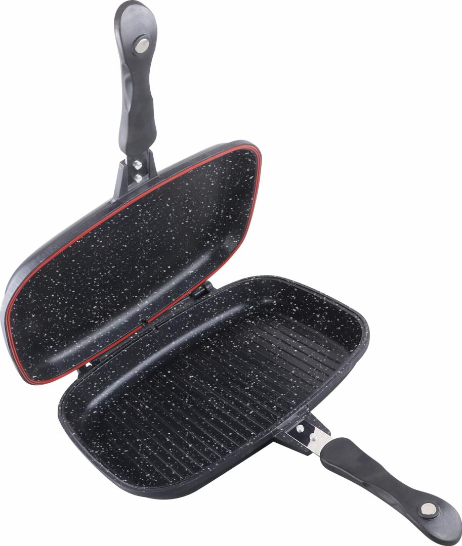 Tigaie Heinner Dubla Dreptunghiulara, Aluminiu,32x24x7.5cm, Dark Line Classic