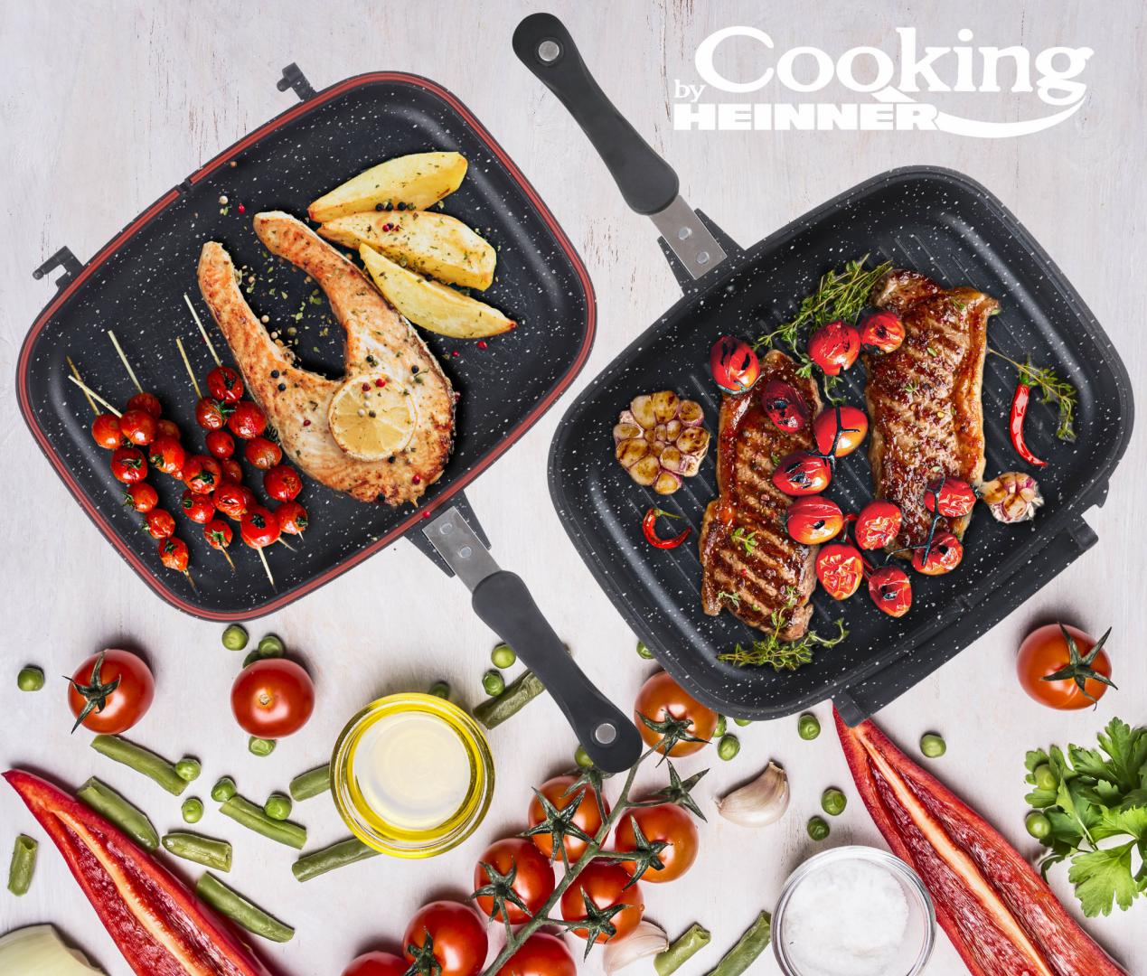 Tigaie Heinner Dubla Dreptunghiulara Tip Grill