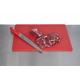  Tocator Heinner Haccp Gn1/2,26.5x32.5x1cm, Rosu