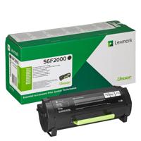 Toner Lexmark 56F2000, 6 k, black, return program, MS321dn /MS421dn / MS421dw / MS521dn / MS621dn / MS622de / MX321adn / MX321adw /MX421ade / MX521ade / MX521de / MX522adhe / MX622ade / MX622adhe,MX410de , MX510de , MX511de , MX511dhe , MX511dte , MX611de , MX611dhe