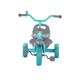 Tricicleta cu pedale verde/turcoaz, U-Grow