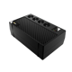 UPS nJoy Renton 650 Plus, 650VA / 360W, 4x prize Schuko conectate la baterie, 1x port incarcare USB Tip C 33W, 1x port de incarcare USB Tip A 18W, fara display LCD, tensiune nominala de intrare 230V  Caracteristici Stabilizator (AVR) de tip Boost and Buck Functie auto-restart la revenirea tensiunii