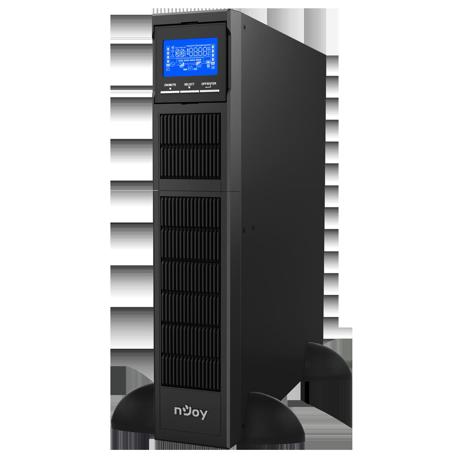 UPS nJoy Balder 3000, 3000VA/ 3000W, On-line, LCD Display, Montare Rack/Tower, 8 Prize IEC 13 1x IEC C19, Dubla conversie, Plaja larga de tensiuni acceptate, Eficienta impresionanta de pana la 96%, Frecventa: 40Hz ~ 70 Hz, Dimensiuni: 630 x 438 x 88 mm, Greutate: 27.5 kg