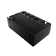 UPS nJoy Renton 650 Plus, 650VA / 360W, 4x prize Schuko conectate la baterie, fara display LCD, tensiune nominala de intrare 230V  Caracteristici Stabilizator (AVR) de tip Boost and Buck Functie auto-restart la revenirea tensiunii electrice Functie de incarcare in mod oprit Functie de pornire la