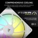 Ventilatoare Carcasa CORSAIR RS140 2x140mm ARGB ALB