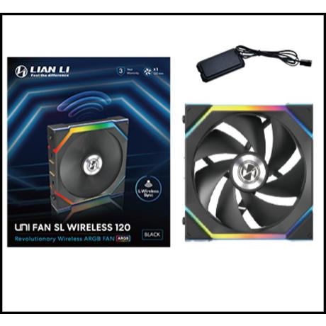 Ventilator Carcasa LIAN LI UNI SL WIRELESS 120mm RGB, viteza 0.400-2000 RPM +/- 10%, Airflow: 108.82 CFM, Presiune Statica: 2.44 mm-H2O, Nivel de zgomot 28.5 dBA
