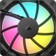 Ventilator Carcasa CORSAIR RS120 1x120mm ARGB NEGRU