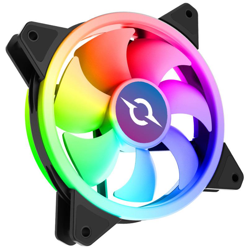 Ventilator / radiator carcasa AQIRYS Cetus 6P-12DLI22-RGB, 120mm, RGB