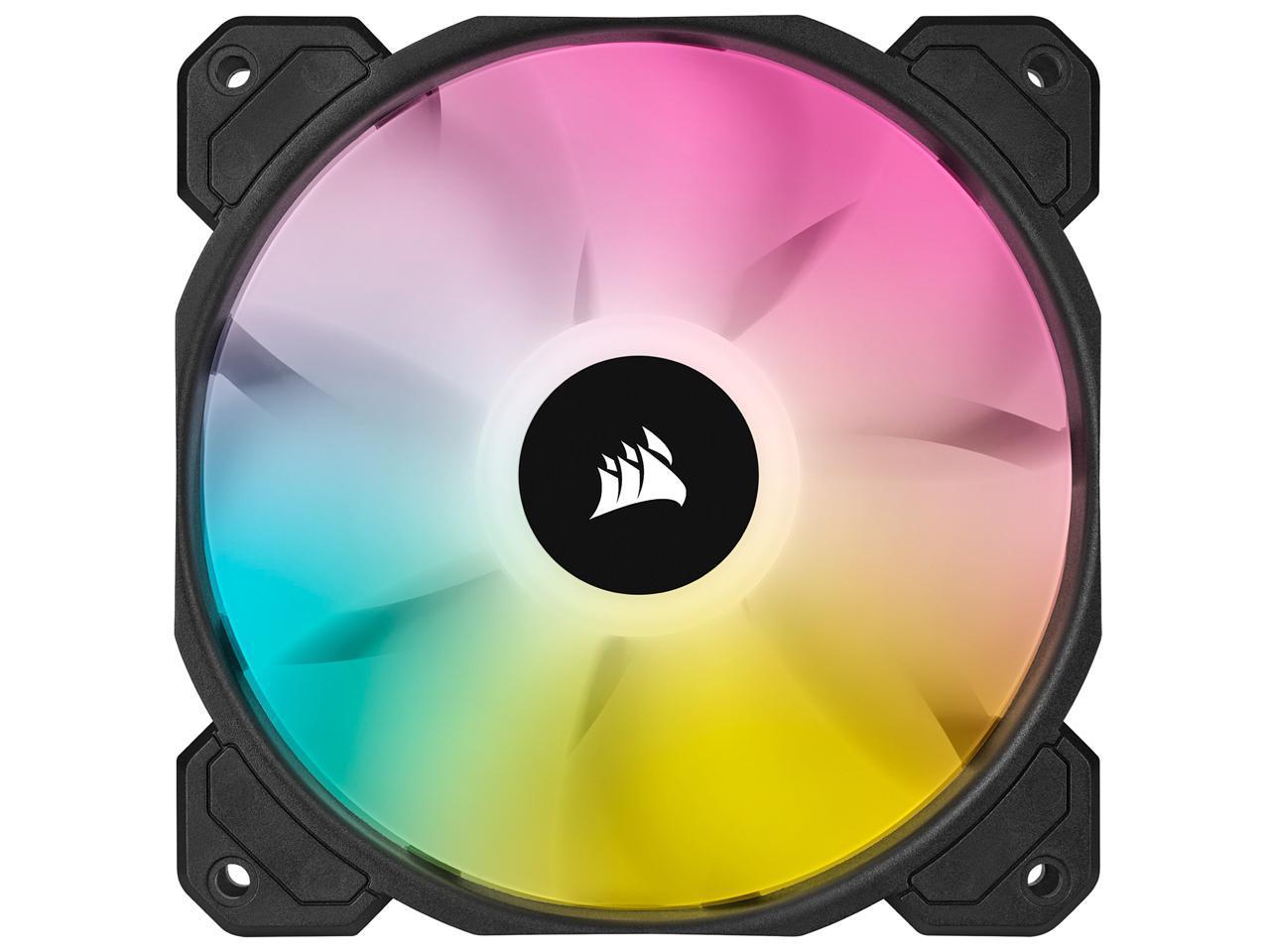 Ventilator / radiator carcasa Corsair iCUE SP120 RGB ELITE, 120mm, RGB