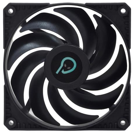 Ventilator Spacer 120x120x25mm, 45CFM, 1600 RPM, putere 1.8W, tip rulment hidraulic, conector 3-pin, fara led, negru